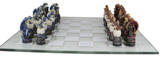 Might Magic Dungeons And Dragons Fantasy Colored Chess Pieces With Glass Board-9