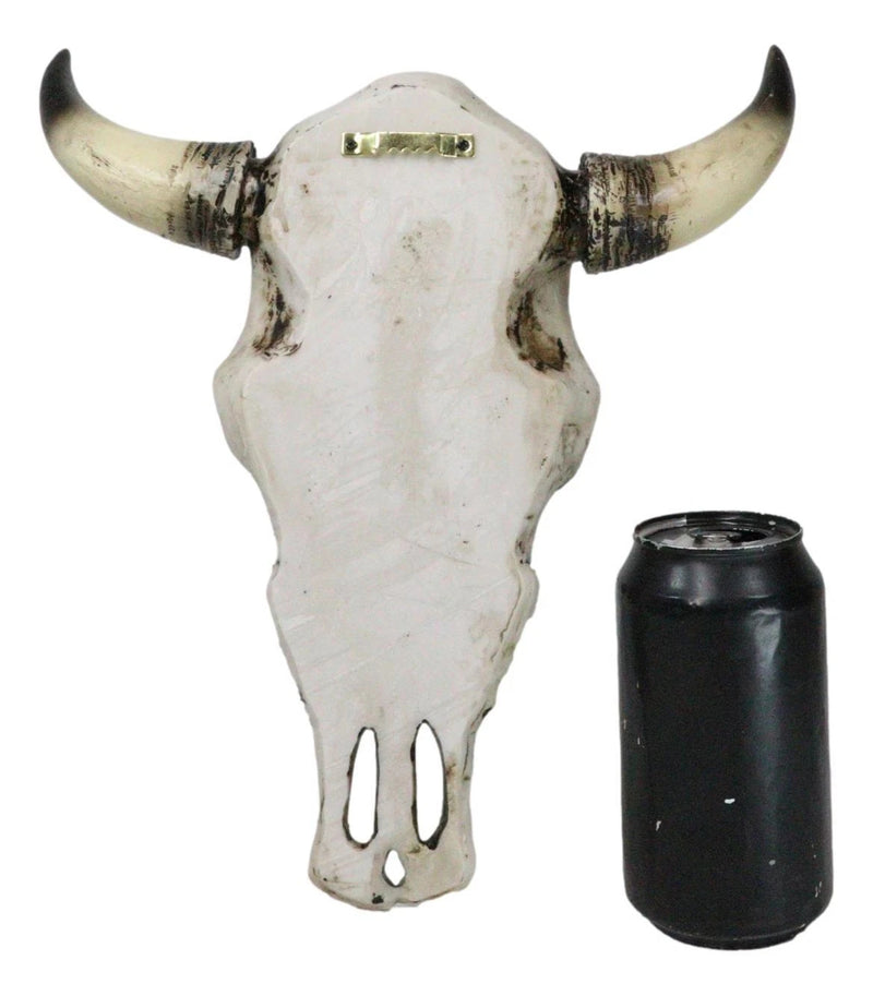 Western Tribal Aztec Vector Tattoo Patterns Horned Cow Skull Wall Decor Plaque-9