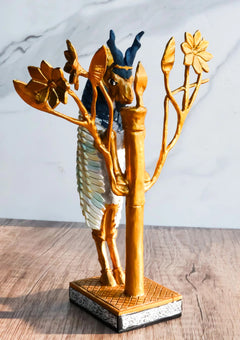 Estatua de carnero en la espesura, 18 cm de altura, réplica del Museo de Pensilvania-1