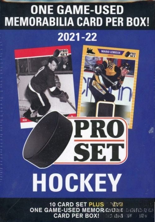 2021/22 Leaf PRO SET Hockey EXCLUSIVE Sealed Blaster Box-GAME USED MEMORABILIA-2