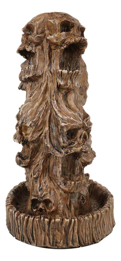 Morphing Screaming Underworld Skulls In Willow Tree Backflow Incense Cone Burner-9