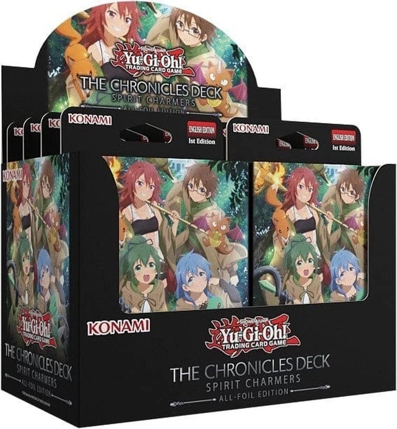 Yugioh The Chronicles Deck: Spirit Charmers FACTORY SEALED DISPLAY (8 Decks)-1