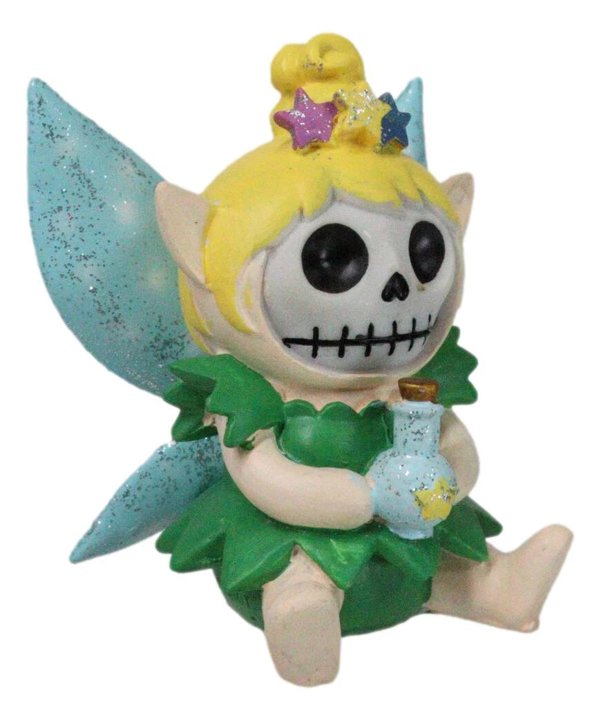 Furrybones Tinker Bell Fairy With Pixie Dust Skeleton Figurine Furry Bones-7