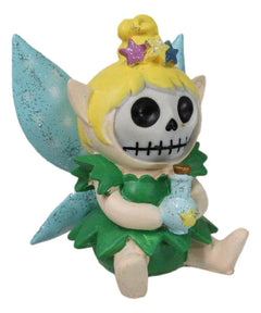 Furrybones Tinker Bell Fairy With Pixie Dust Skeleton Figurine Furry Bones-7