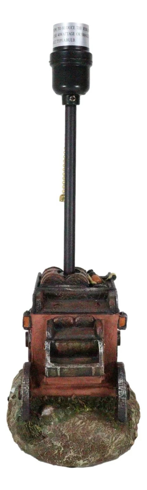 Rustic Western Classic Charming Fancy Chuckwagon Covered Wagon Table Lamp Decor-9