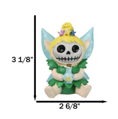 Furrybones Tinker Bell Fairy With Pixie Dust Skeleton Figurine Furry Bones-8