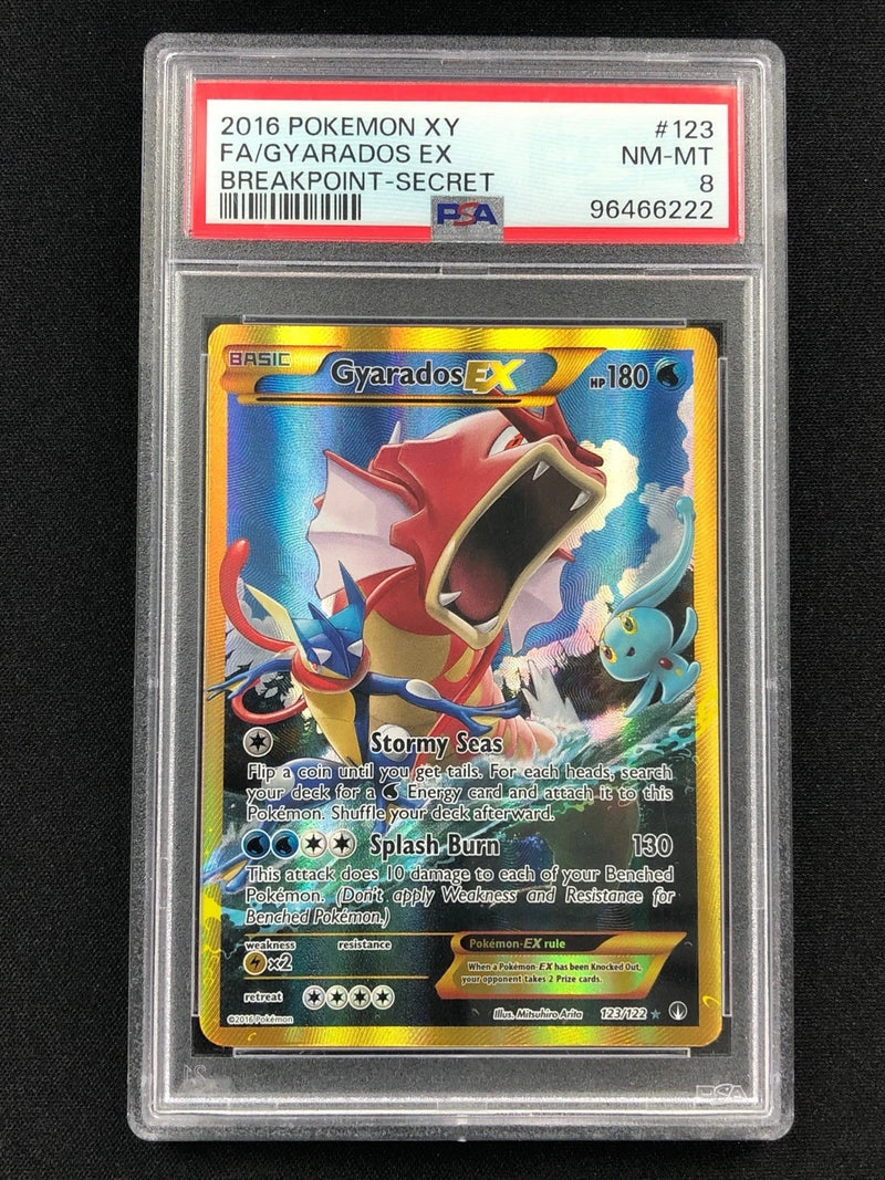 Pokemon 2016 Gyardos EX 123/122 PSA 8-1