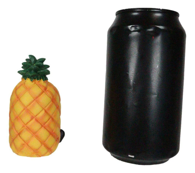 Furrybones Skeleton Fruity Pina Tropical Pineapple Figurine 3.25"H-9