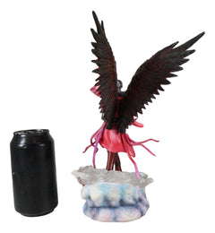 Air Elemental Magic Wizard Sorceress Bending The Wind With Hydra Spirits Statue-9
