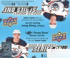 2022/23 Upper Deck Series 1 Hockey MASSIVE 24 Pack Retail Box-6 YOUNG GUNS RCS-1