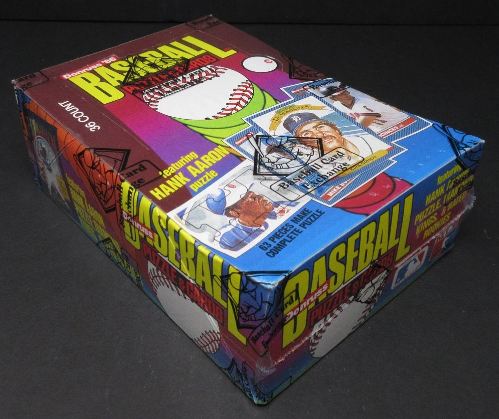 1986 Donruss Baseball Unopened Wax Box (BBCE)-2