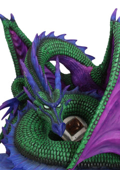 Myths And Legends Nephtali Water Elemental Iridescent Aqueon Dragon Figurine-9