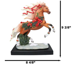 Chestnut Cheer Prancing Steed Horse Western Decor Figurine By Laurie Prindle-9