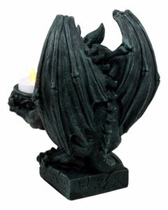 Squatting Gothic Gargoyle Candle Holder Guardian Servant Tea Light Castle Butler-9