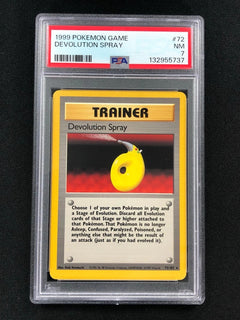 Pokemon 1999 Devolution Spray 72/102 PSA 7-1