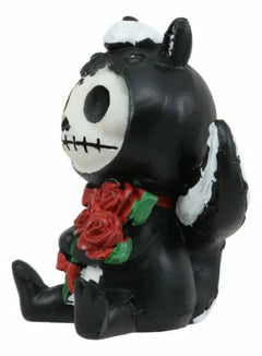 Furrybones Valentines Odo The Skunk Red Roses Skeleton Monster Ornament Figurine-9