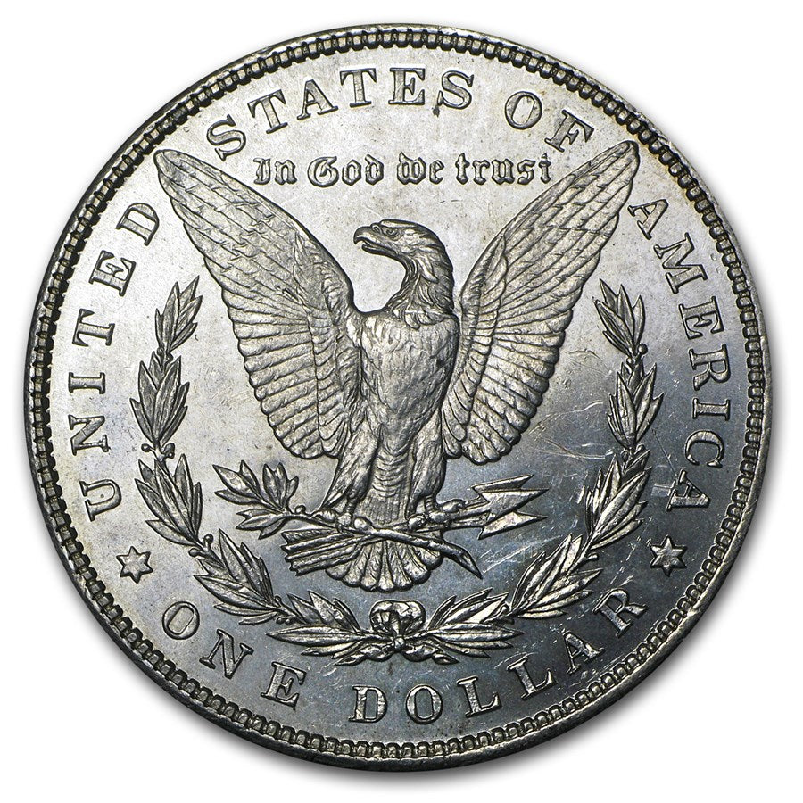1899 P Morgan Silver Dollar $1 Brilliant Uncirculated BU 90% Silver-2