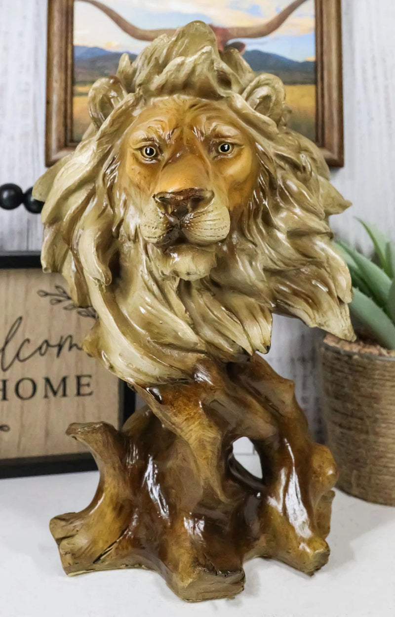 Mufasa The Wise Lion King Of The Jungle Pride Rock Bust Figurine 11.25"H-1