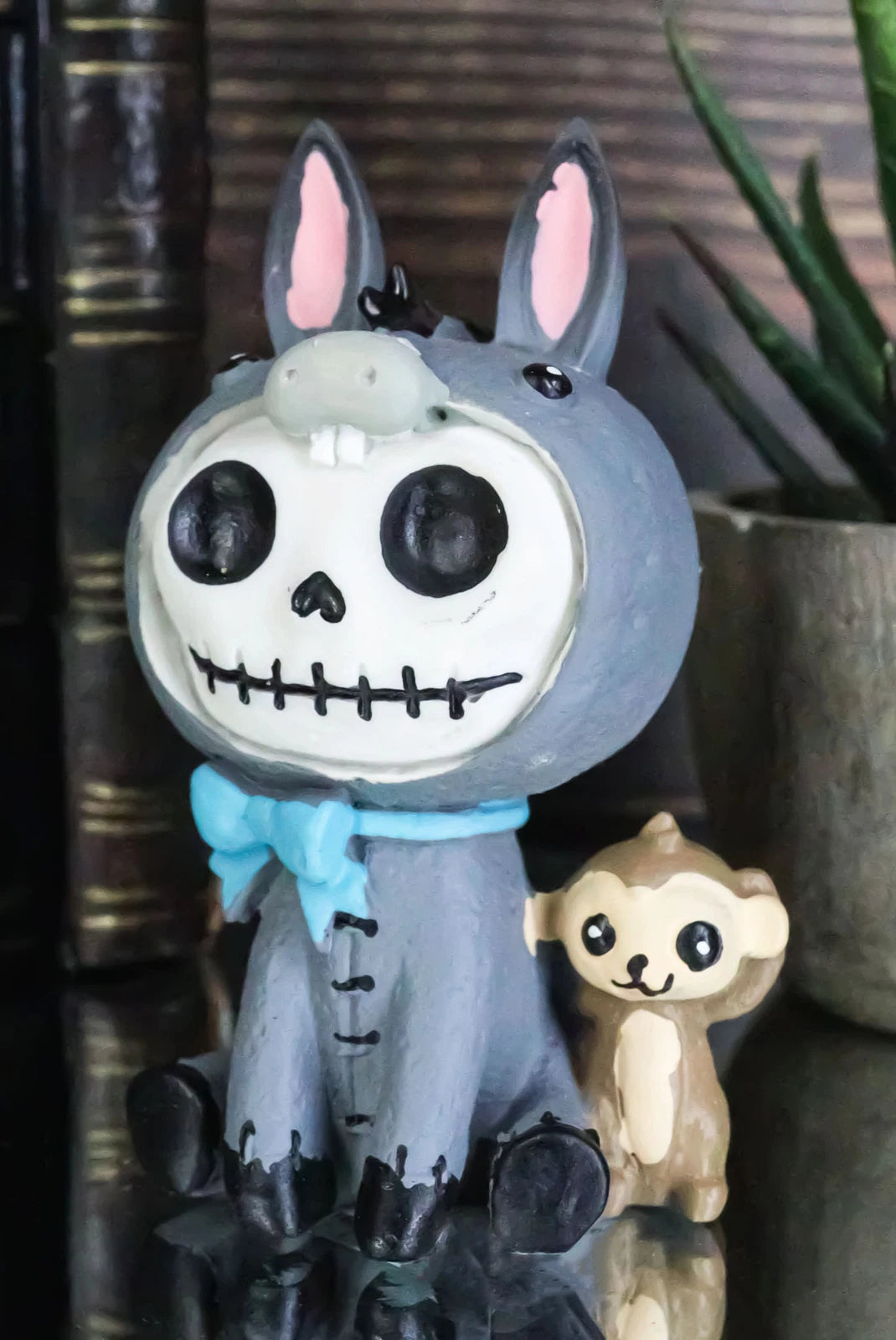 Furrybones Quixote Donkey Monkey Costume Skeleton Monster Sit Ornament Figurine-2