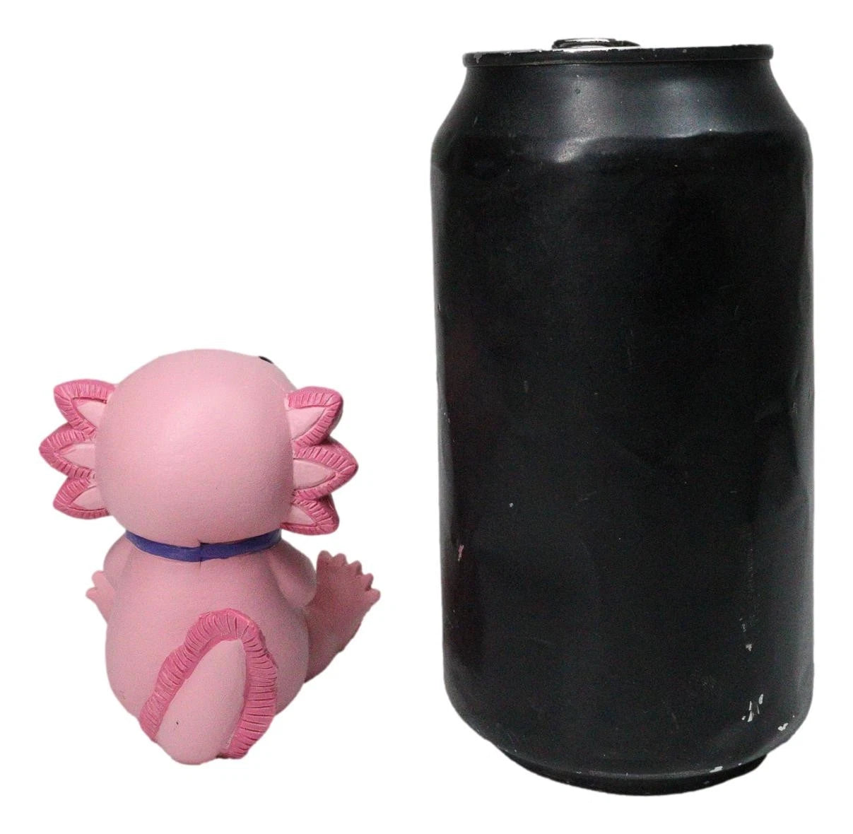 Furrybones Cute Pink Loti The Axolotl Holding Worm Skeleton Figurine Furry Bones-9