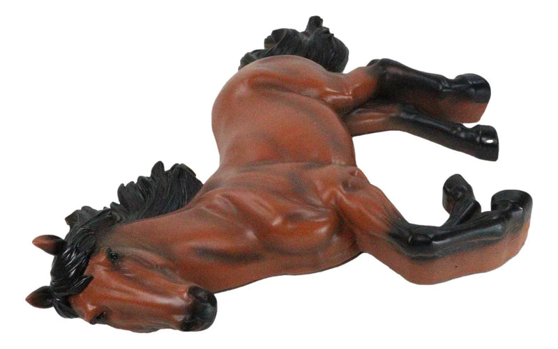 Western Running Brown Chestnut Horse Wall Decor Sculpture 15.5" Wide-10