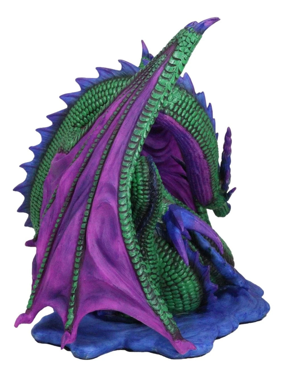 Myths And Legends Nephtali Water Elemental Iridescent Aqueon Dragon Figurine-8