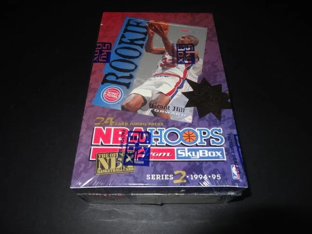 1994/95 Hoops Basketball Series 2 Jumbo Box (24/24)-1