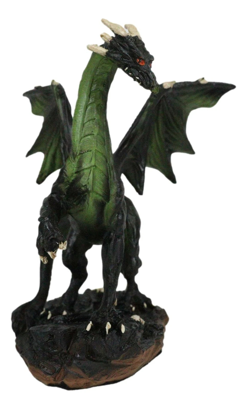 Fantasy Green Chested Celestial Midnight Dragon Black Ghost Small Figurine-6