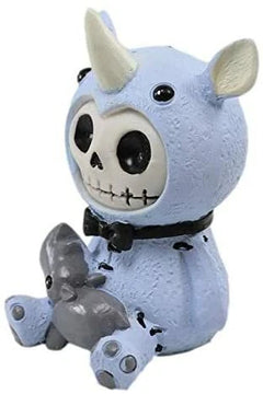 Furrybones Buster Figurine in Rhinoceros Costume 3" Tall Collectible-6