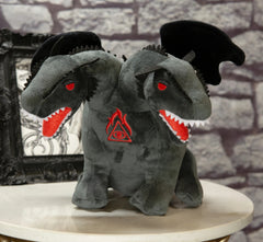 Hercules Second Labor Greek Hydra 2 Headed Dragon Luxe Soft Plush Toy 14"W-9