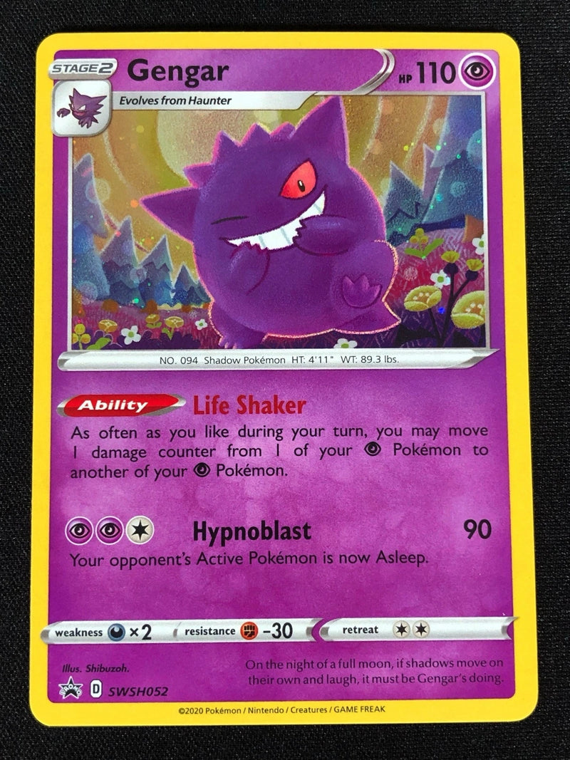 Pokemon Gengar SWSH052 Holo (NM)-1