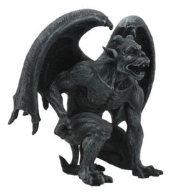 Winged Horned Devil Gargoyle Statue 6.25" Tall Notre Dame Evil Warden Gargoyle-8