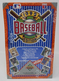 1992 Upper Deck Baseball Low Series Box (35/15)-1