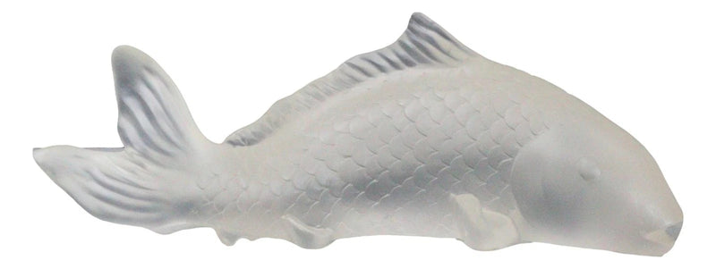 Feng Shui Auspicious Romantic Love Pond Koi Fish Frosted Acrylic Figurine-9