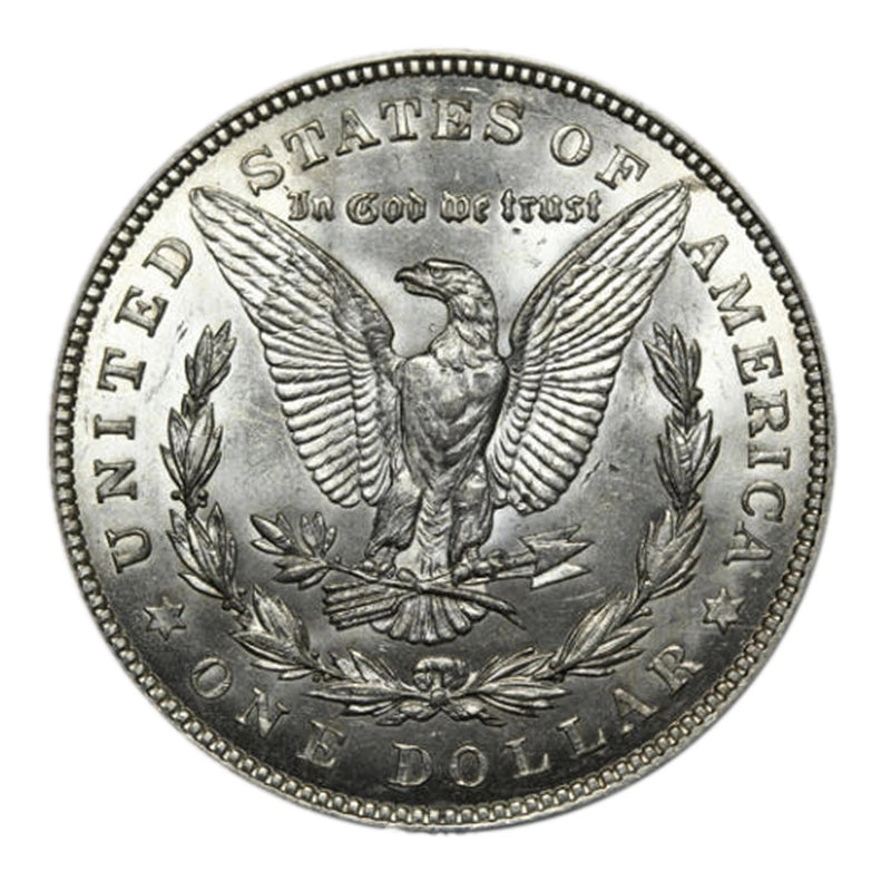 1921 90% Silver Morgan Dollar Brilliant Uncirculated-3