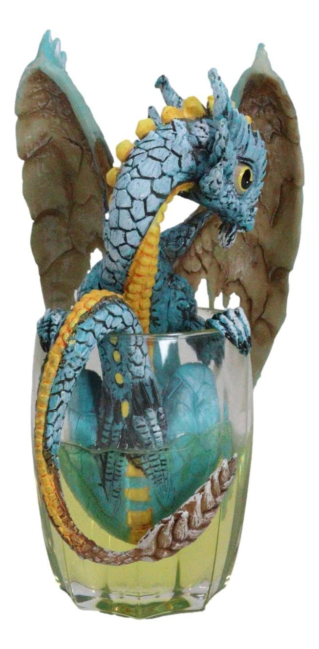 Drunken Whiskey Spirit Dragon Statue Medieval Renaissance Fantasy Decor Figurine-8