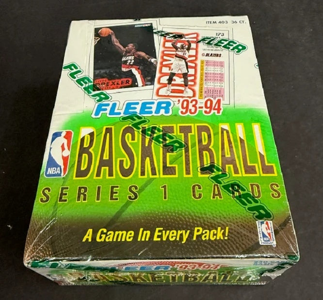 1993/94 Fleer Basketball Series 1 Box (36/15)-1