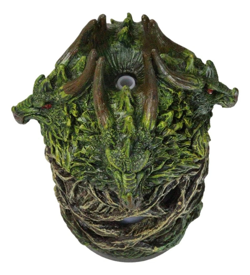 Greenman Dryad Tree Hydra 4 Headed Dragon Aroma Oil Diffuser W/ LED Lights-9
