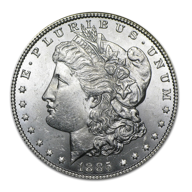 1885 O Morgan Silver Dollar $1 Brilliant Uncirculated BU 90% Silver-2