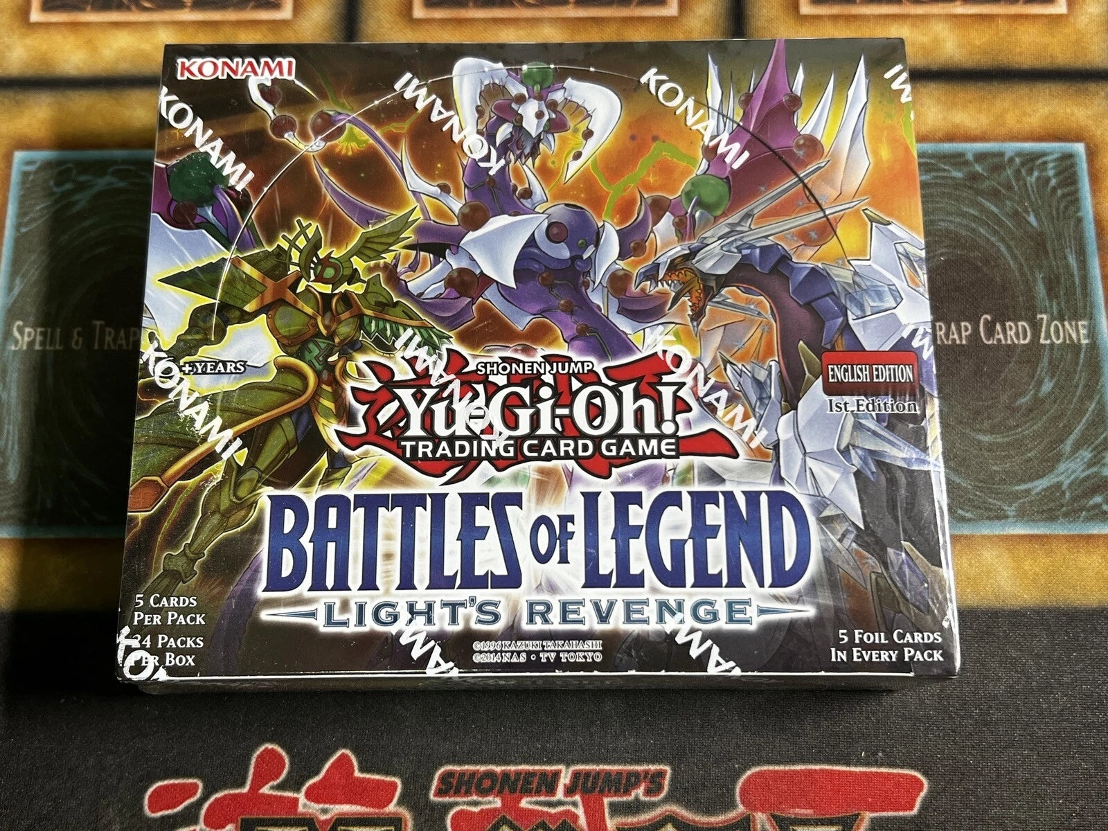 Yugioh Battles of Legend Light’s Revenge Booster Box Brand New Factory Sealed!-1