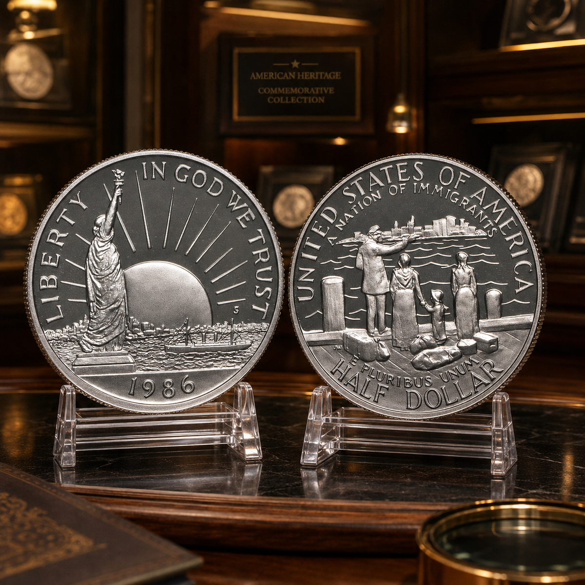 1986-S Statue of Liberty Proof Half Dollar 50C – U.S. Commemorative Coin