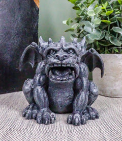 Gothic Fido The Sabre Tooth Tiger Gargoyle Figurine Small Fantasy Decor-1