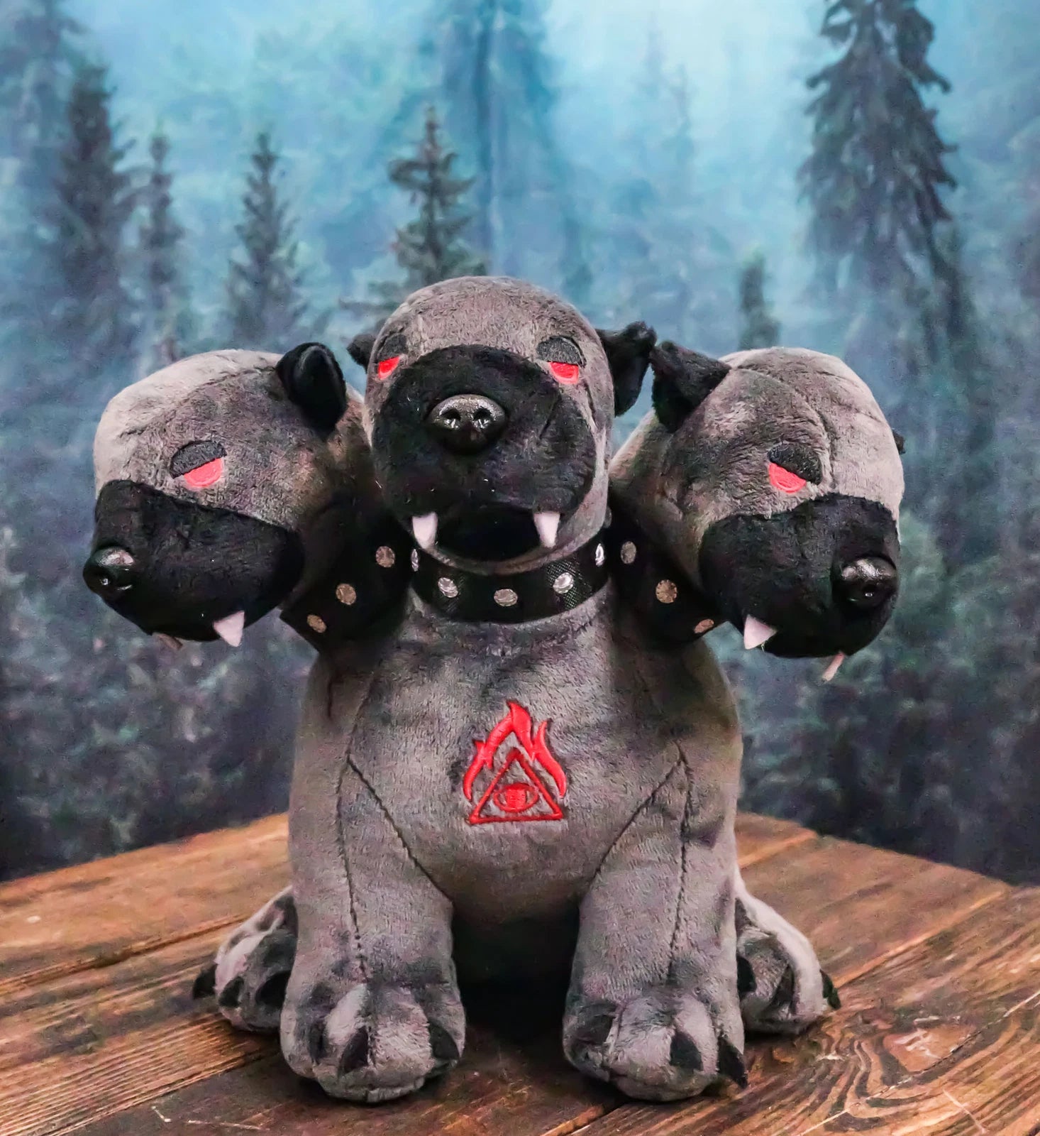 Greek Mythology Hades Underworld Cerberus Hydra Dogs Luxe Soft Plush Toy-10