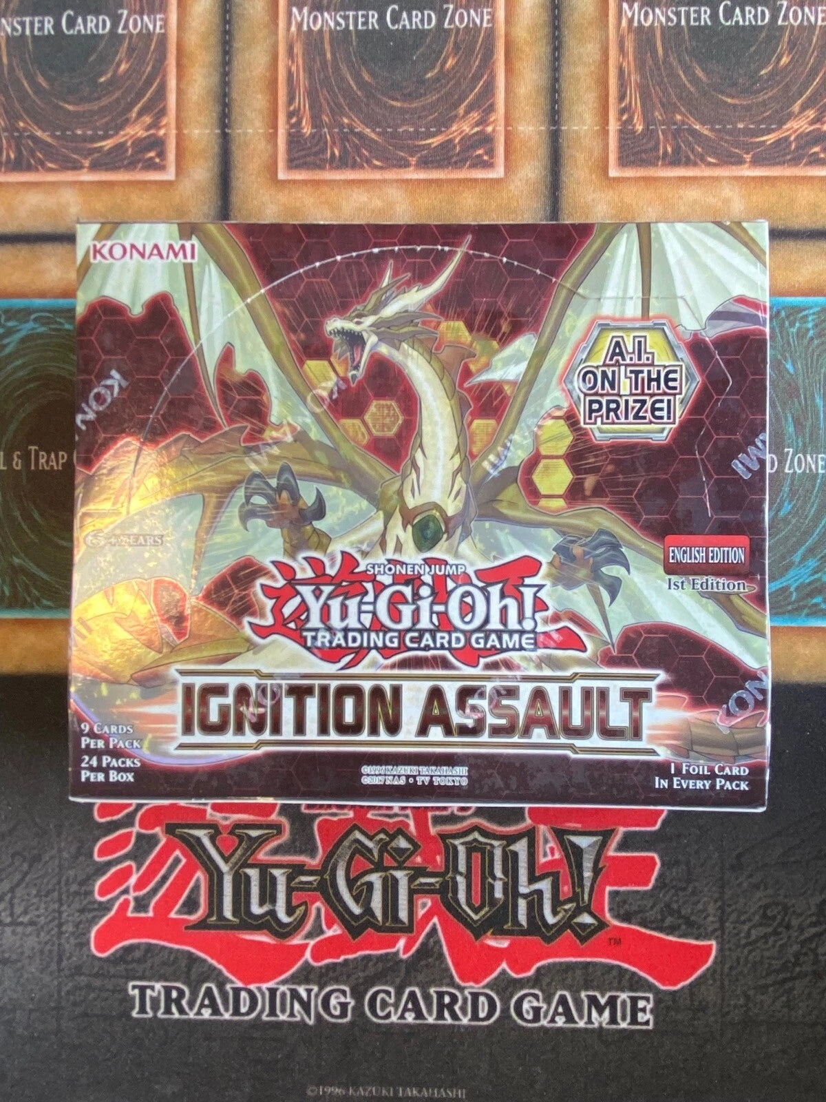 Yugioh Ignition Assault 1st Edition Booster Box Factory Sealed Brand New-1