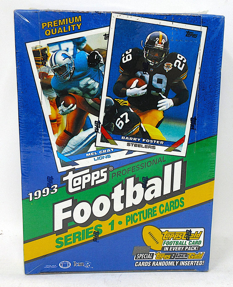 1993 Topps Football Series 1 Box (36/15)-1