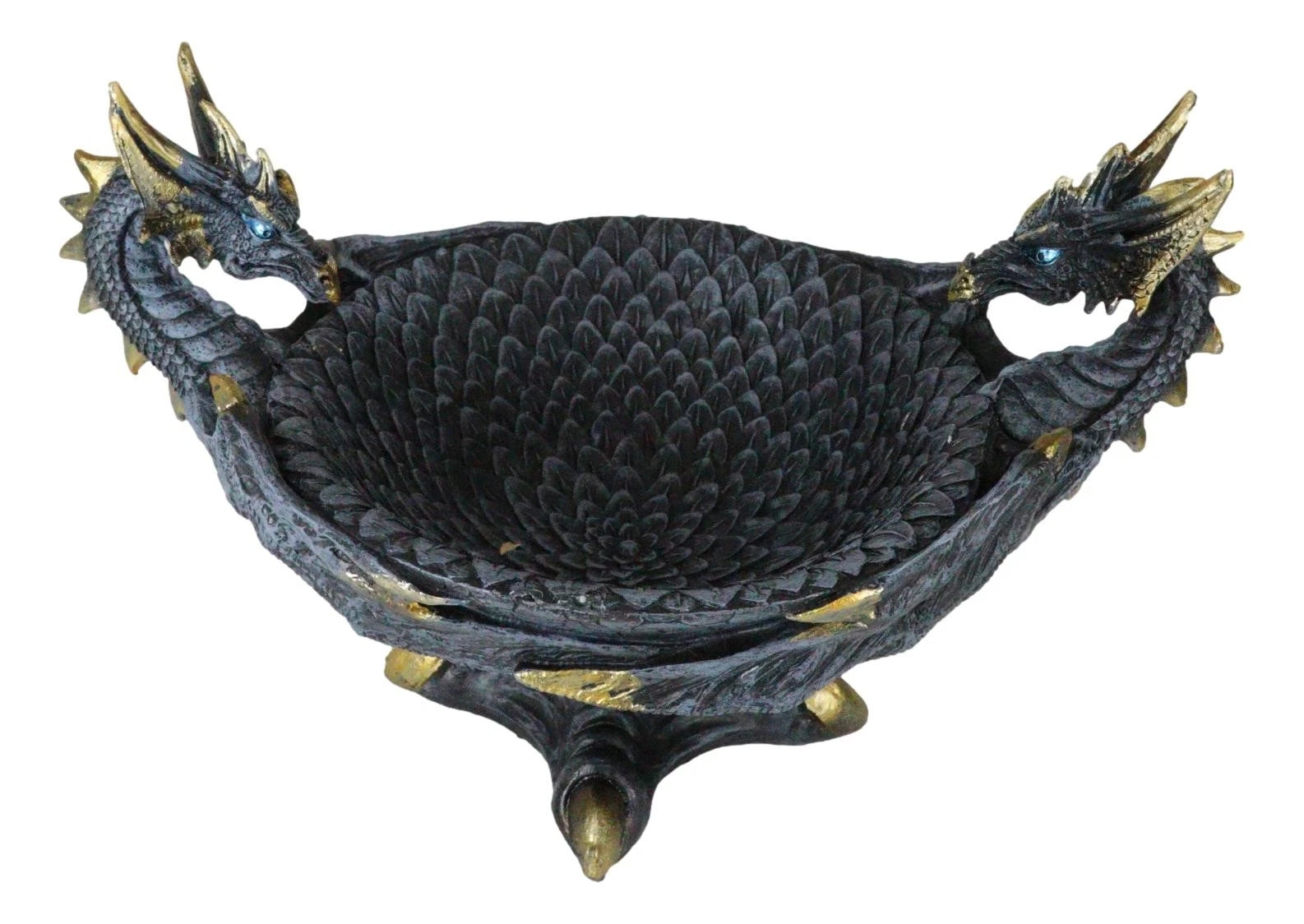 Figura decorativa de popurrí con forma de frutero de Dragones Dobles, 30 cm de ancho-10