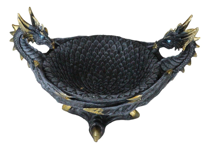 Figura decorativa de popurrí con forma de frutero de Dragones Dobles, 30 cm de ancho-10
