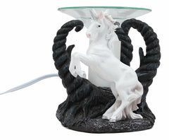 Figura calentadora de tartas eléctrica de unicornio blanco de Twisted Trees-7