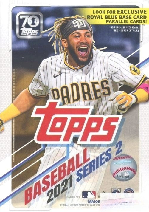 2021 Topps Series 2 Baseball EXCLUSIVE Factory Sealed Blaster Box-70th PATCH!