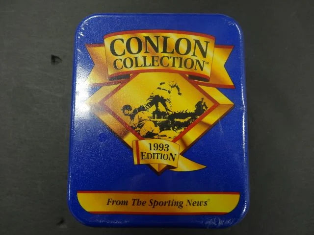 1993 Conlon The Sporting News Baseball Factory Set (Tin)-1